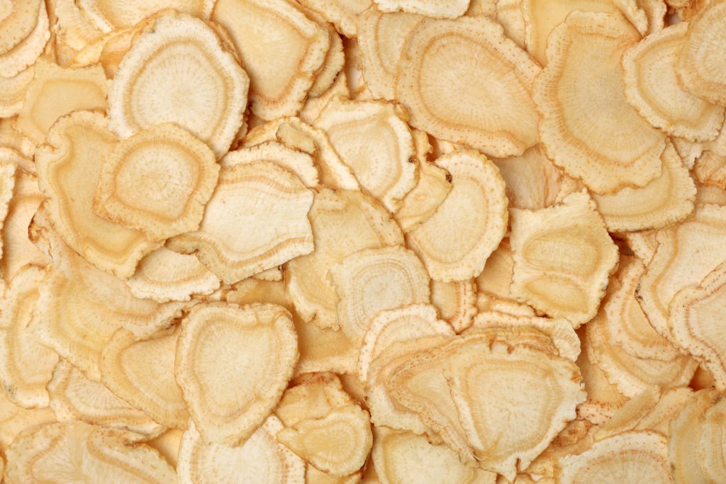 American ginseng slices